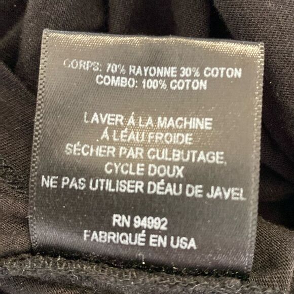 Jonathan Simkhai Black Fitted Ruched Long Sleeve Tee - Picture 7 of 7